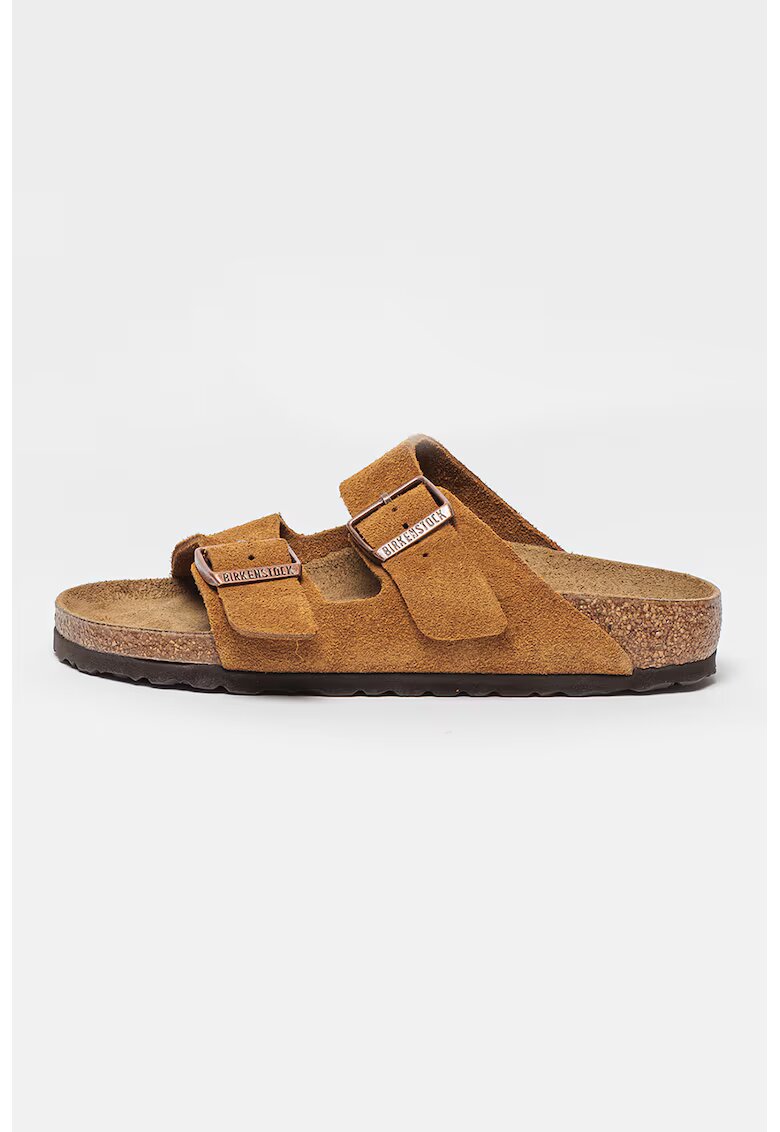 Birkenstock Велурени чехли Arizona