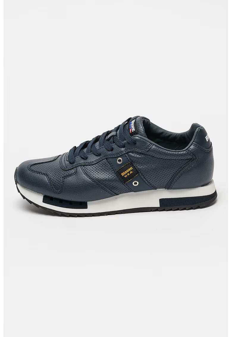 Blauer Кожени спортни обувки Queen