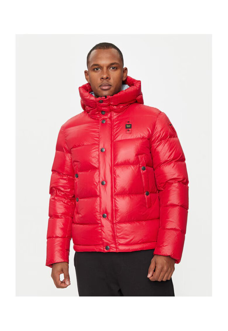 Blauer Мъжко яке - 304446214 - Полиамид - Черно