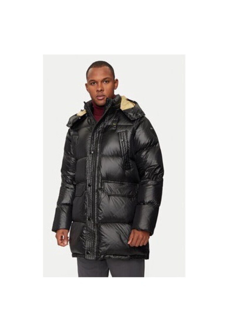 Blauer Мъжко яке - 304446399 - Полиамид - Черно