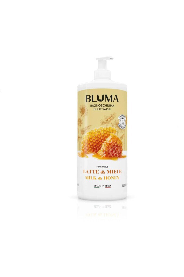 Bluma Душ гел Latte & Miele 1 л унисекс гел текстура