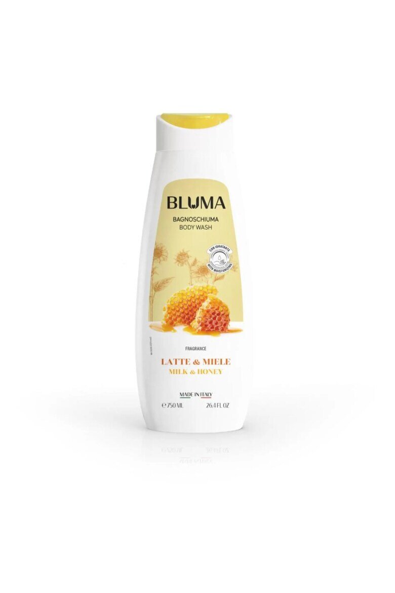 Bluma Душ гел Latte & Miele 750мл аромат мляко и мед унисекс