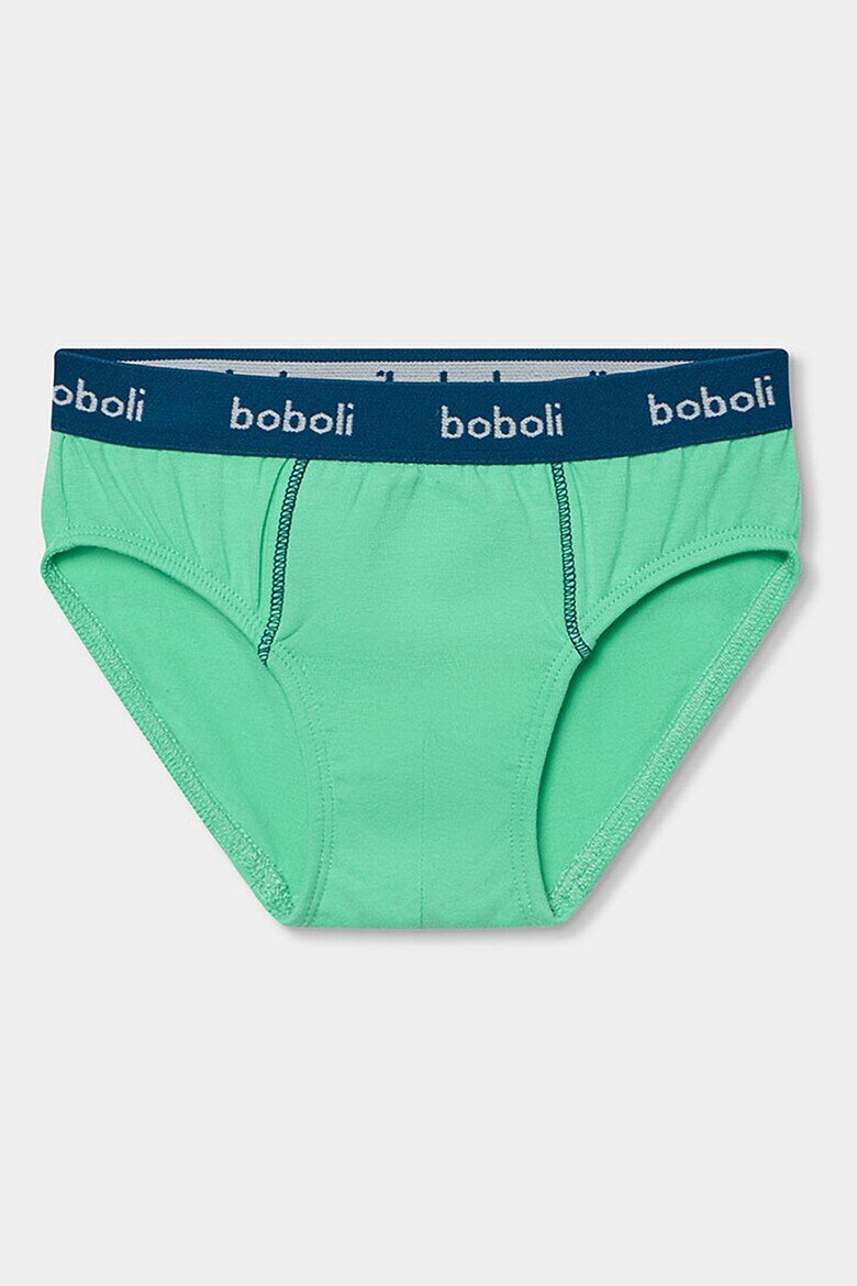 boboli Слипове с памук - 3 чифта Зелен/Тъмносин