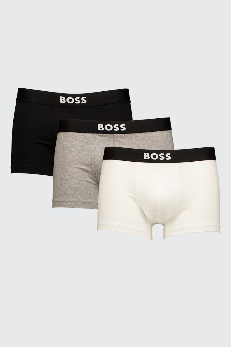 BOSS Боксерки One - 3 чифта Черен/Сив/Бял