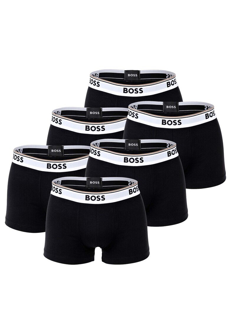 BOSS Боксерки с лого - 6 чифта - Червен/Черен/Син