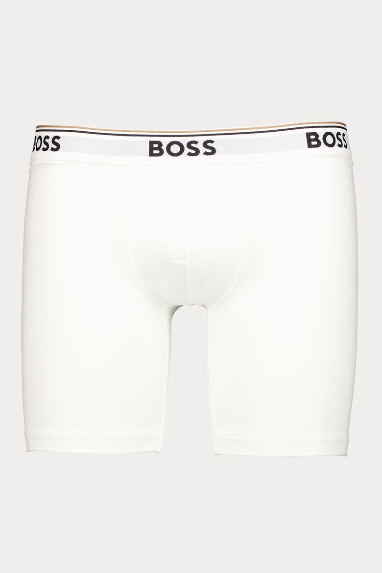 BOSS Боксерки с лого на талията - 3 чифта Черен/Сив/Син