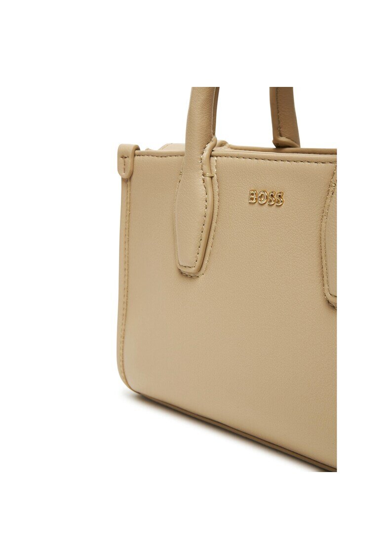 BOSS Дамска чанта Light Beige 274 - екологична - различни размери.