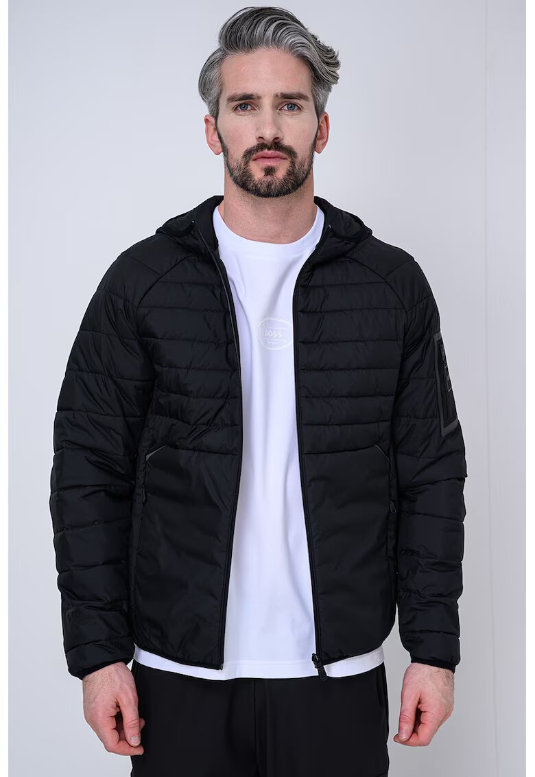 BOSS Капитонирано яке Urbanex с качулка