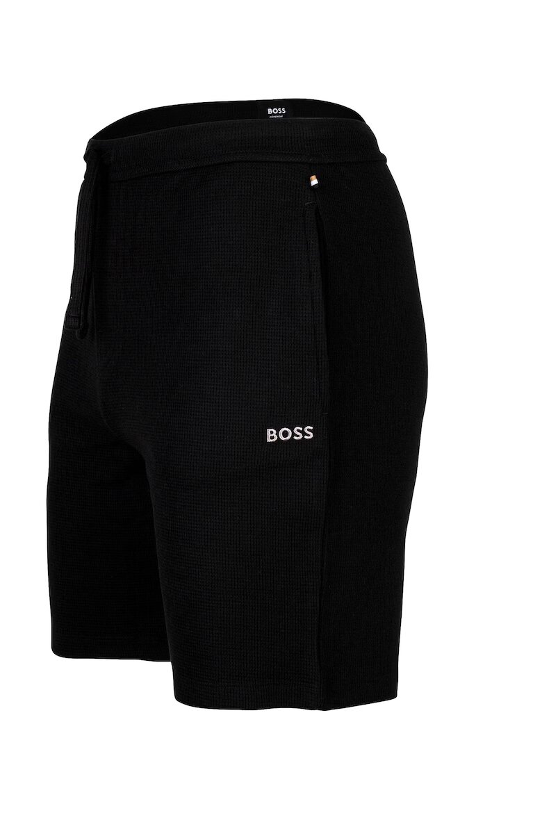 BOSS Къса долна пижама с връзка Черен