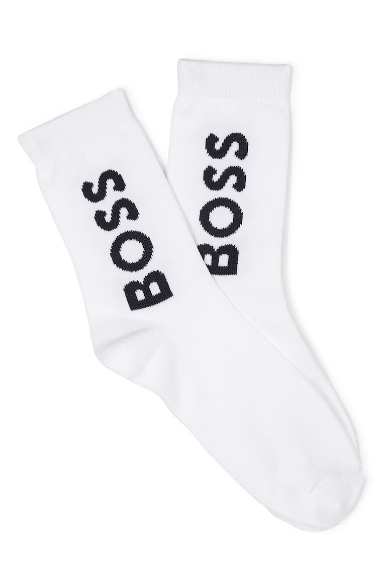 BOSS Kidswear Дълги чорапи 3 чифта Черен