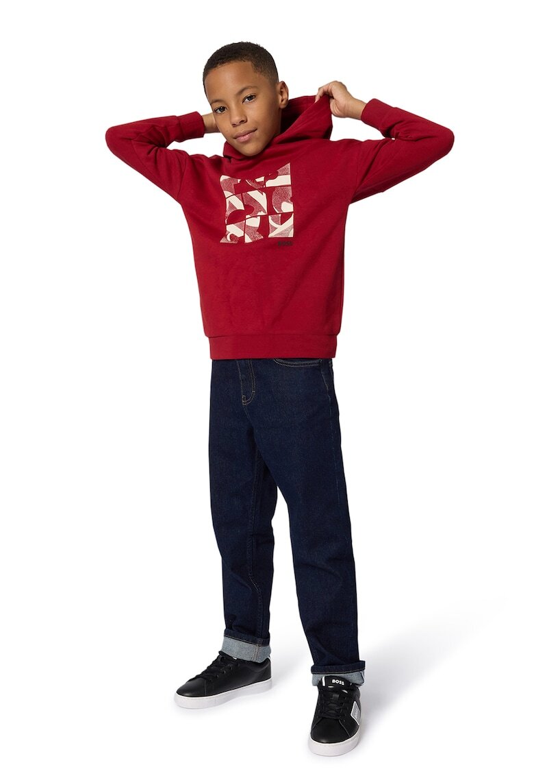 BOSS Kidswear Дънки с контрастни шевове