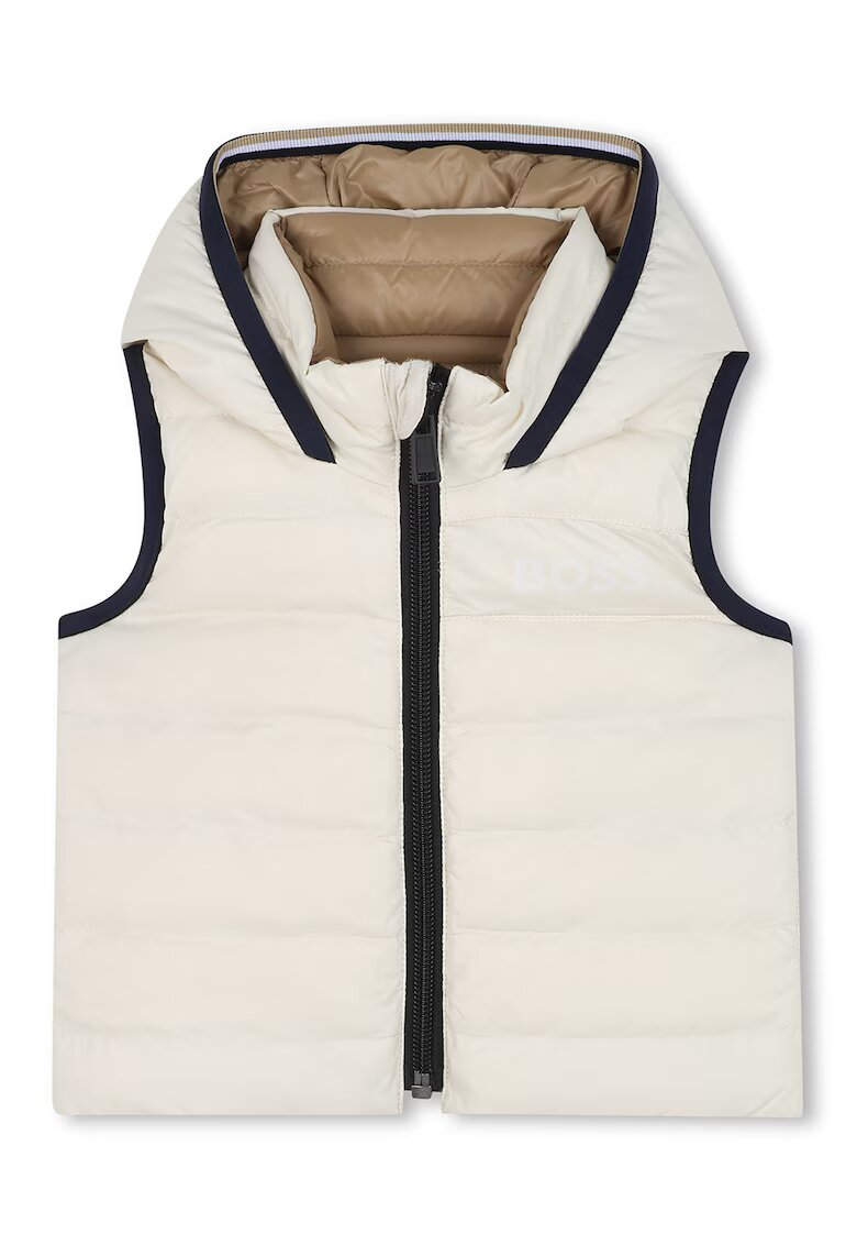 BOSS Kidswear Двулицев елек с пухена вата
