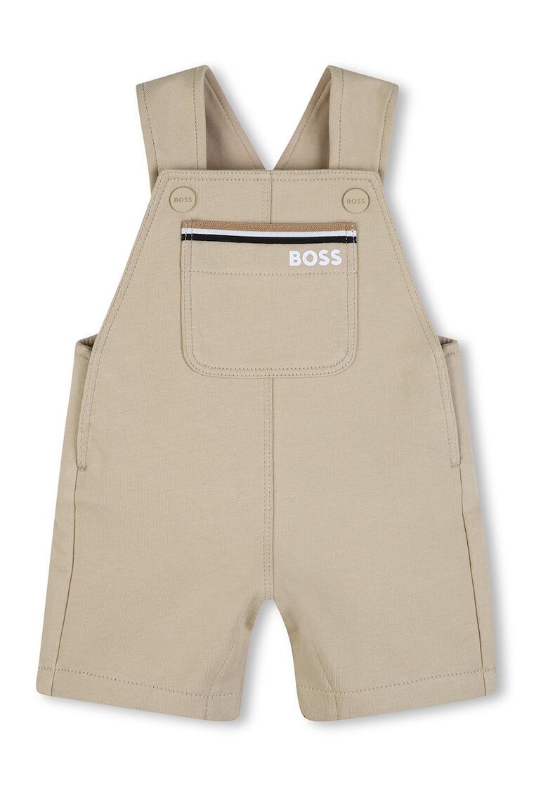 BOSS Kidswear Гащеризон с лого - Бежов