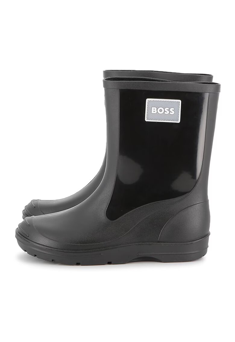 BOSS Kidswear Гумени ботуши с контрастно лого встрани