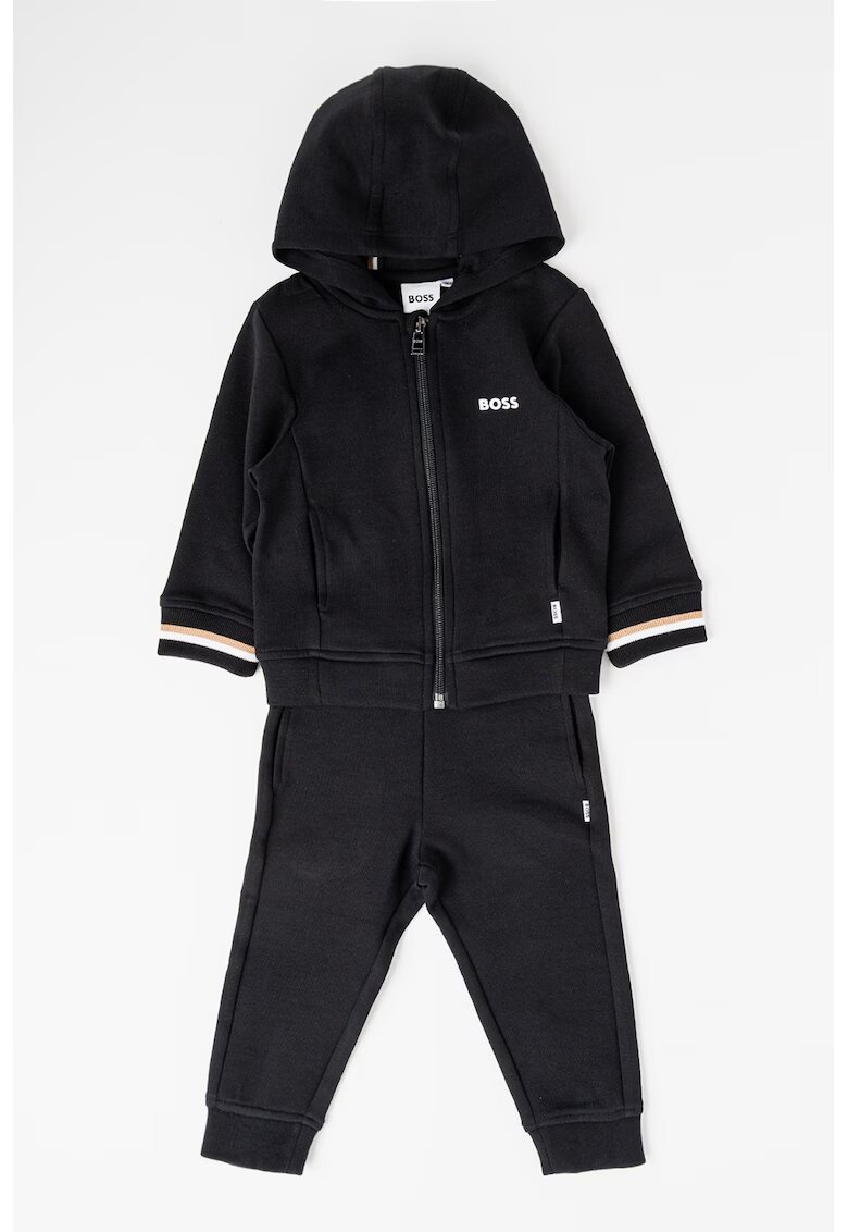 BOSS Kidswear Худи с цип и спортен панталон