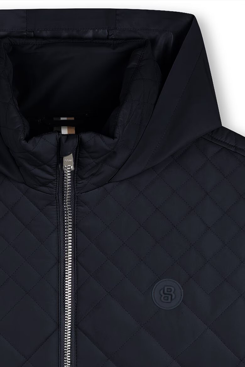 BOSS Kidswear Капитониран елек с цип Ултрамарин синьо