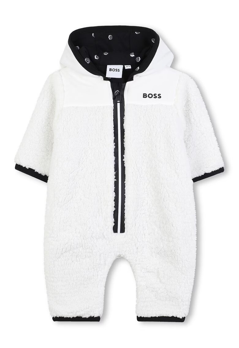BOSS Kidswear Мъхест гащеризон с цип
