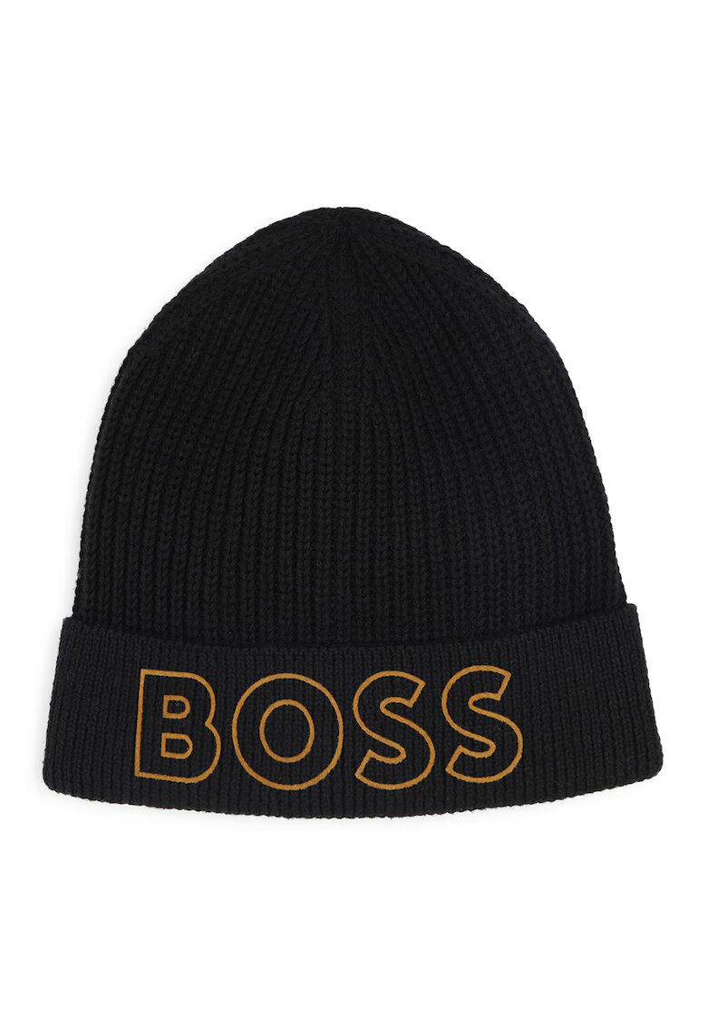 BOSS Kidswear Памучна шапка с лого