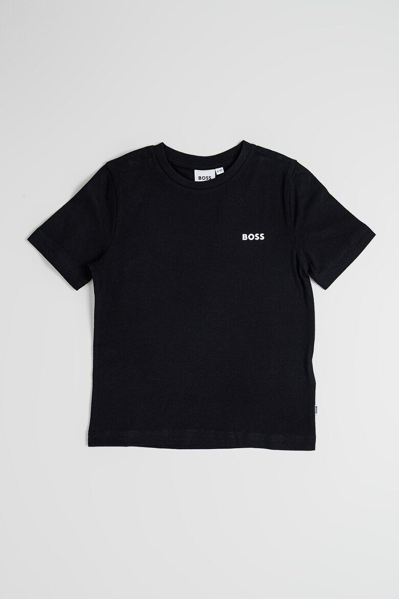 BOSS Kidswear Памучни тениски с лого 2 броя Бял/Черен