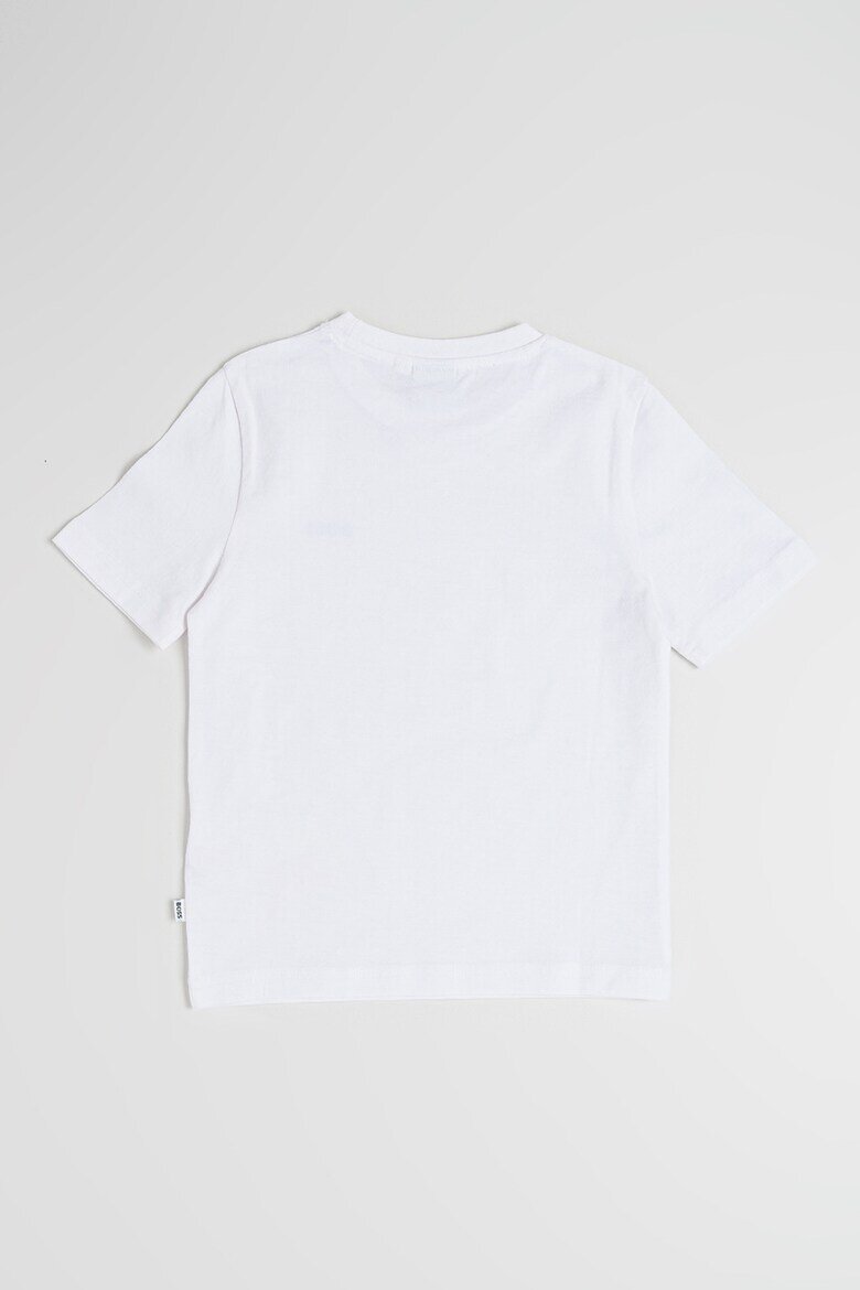 BOSS Kidswear Памучни тениски с лого 2 броя Бял/Черен