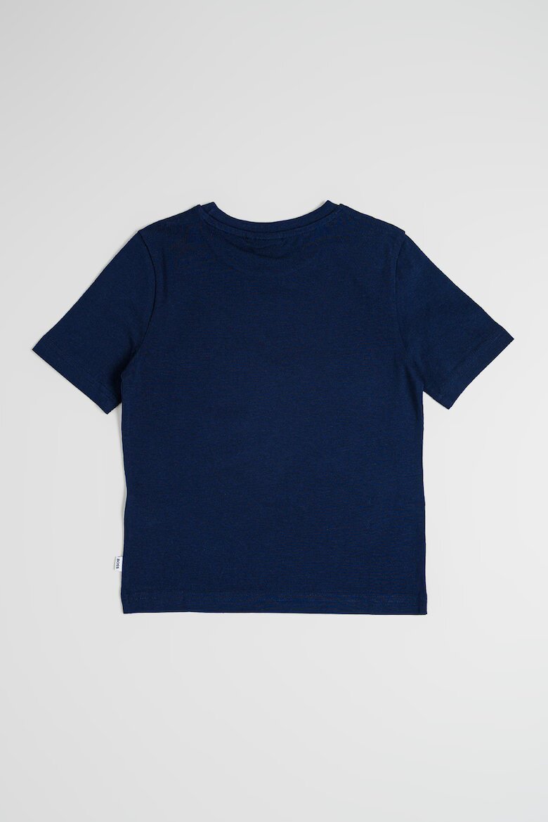 BOSS Kidswear Памучни тениски с лого 2 броя Бял/Тъмносин