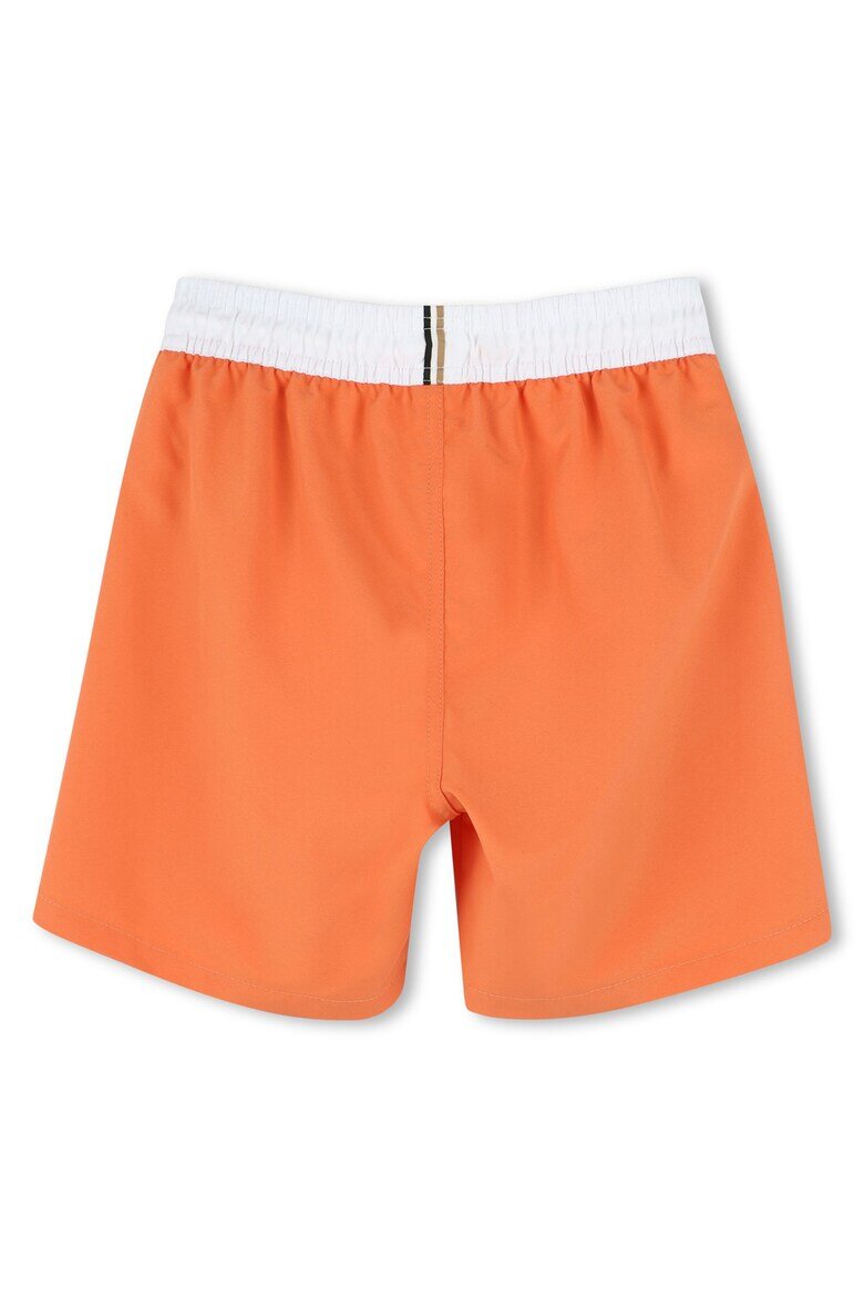 BOSS Kidswear Плувни шорти със странични джобове Оранжев