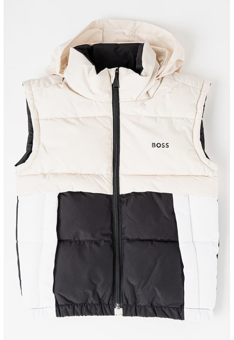 BOSS Kidswear Подплатен елек с качулка