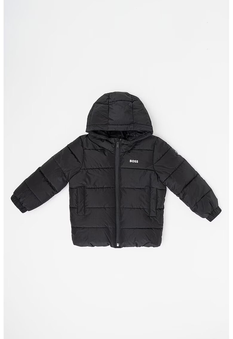 BOSS Kidswear Подплатено зимно яке с качулка