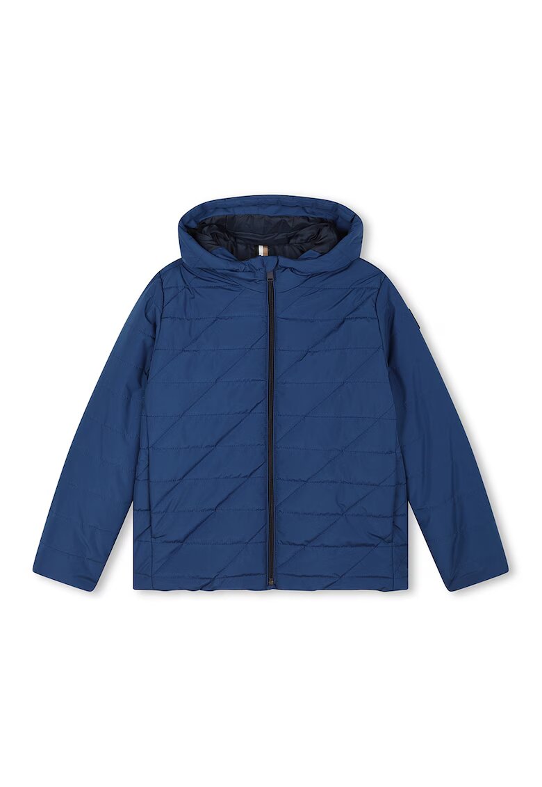 BOSS Kidswear Подплатено зимно яке с качулка