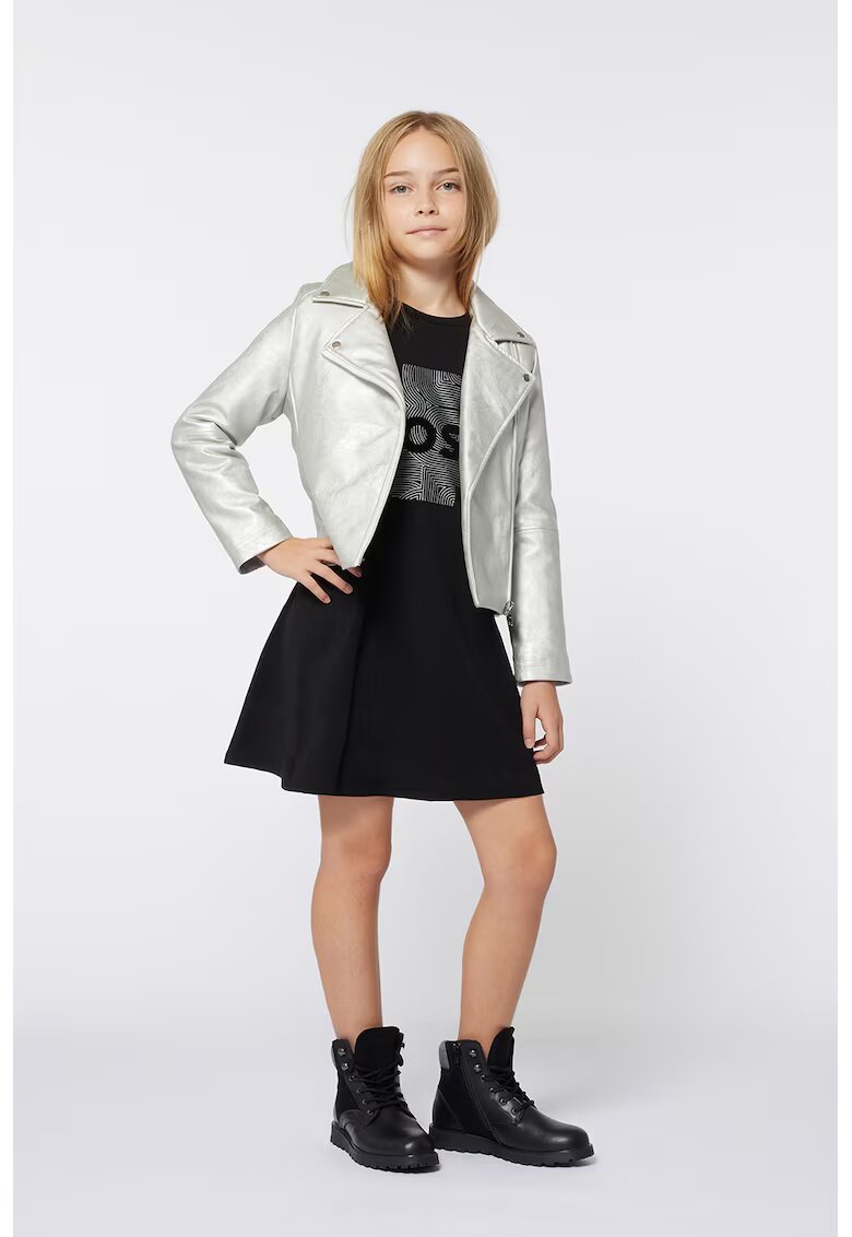 BOSS Kidswear Разкроена рокля с лого