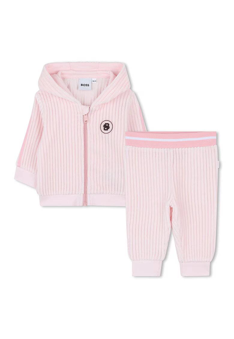 BOSS Kidswear Рипсен спортен екип с цип