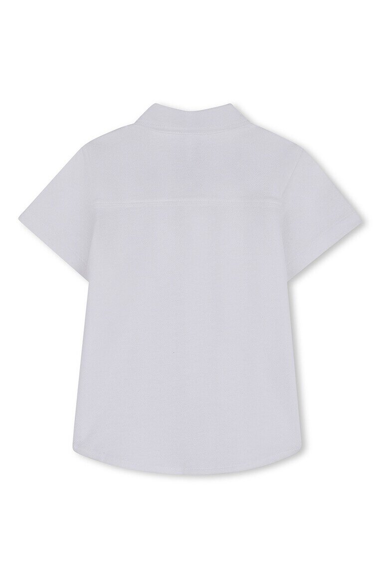 BOSS Kidswear Риза с къси ръкави Бял