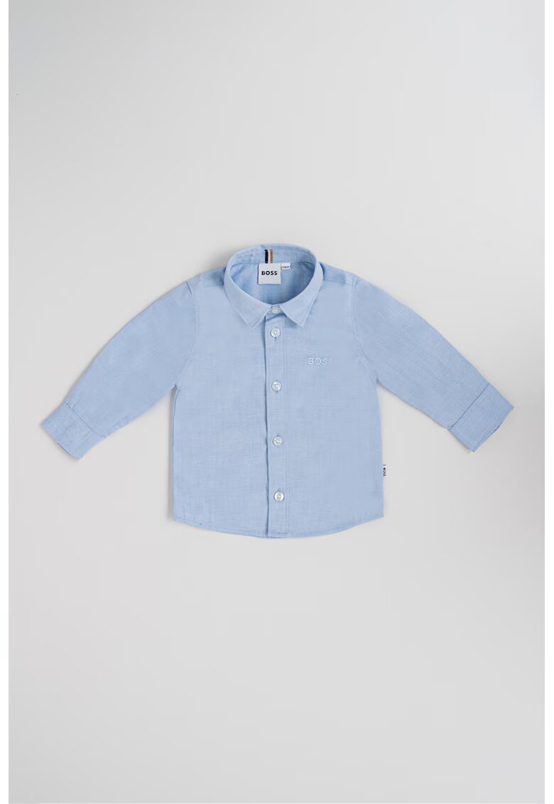 BOSS Kidswear Семпла риза с бродирано лого