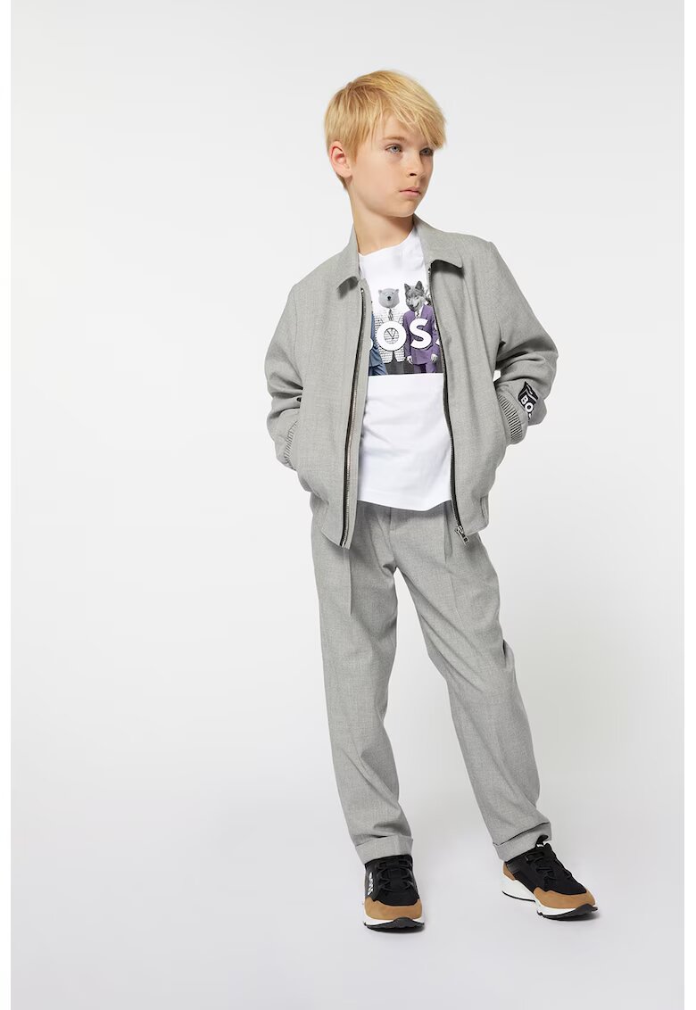 BOSS Kidswear Скосен панталон чино