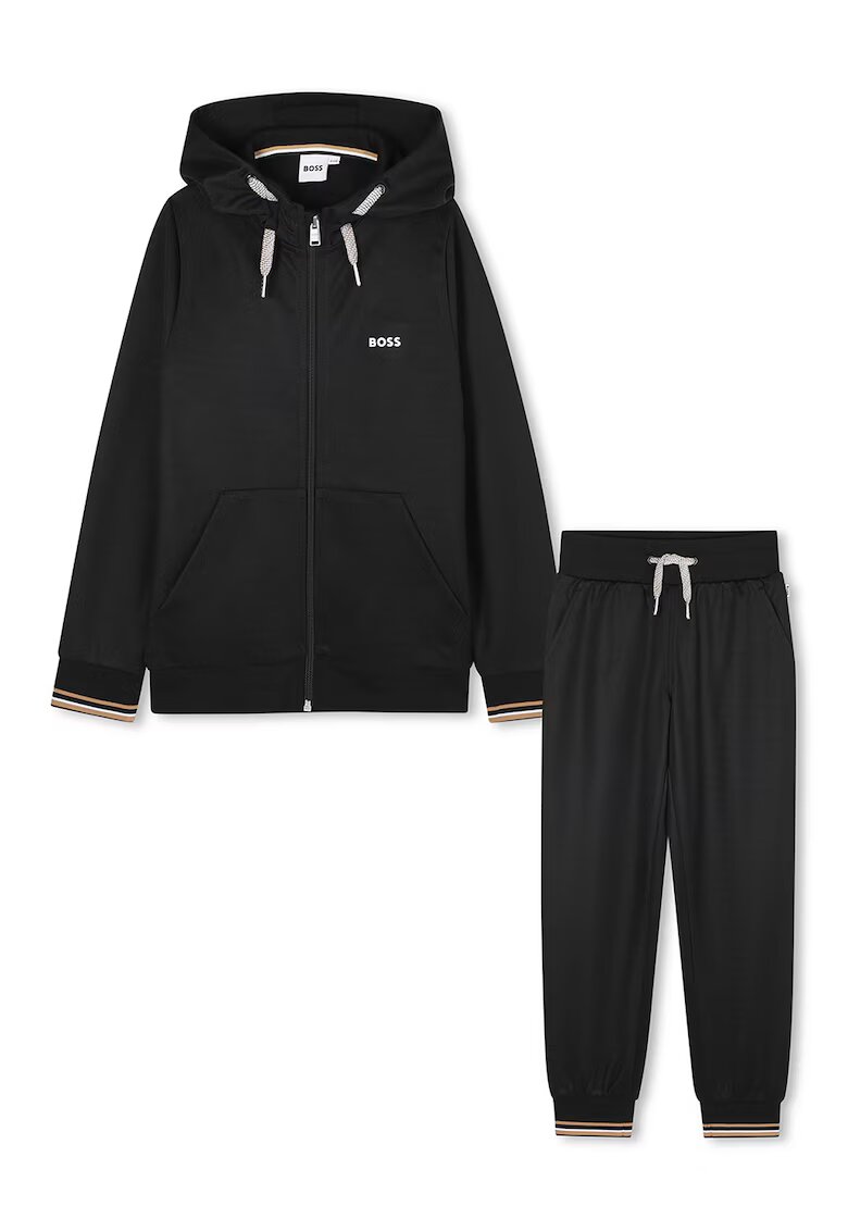 BOSS Kidswear Спортен екип с памук и цип