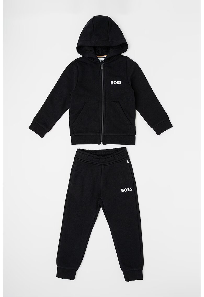 BOSS Kidswear Спортен екип с цип и качулка