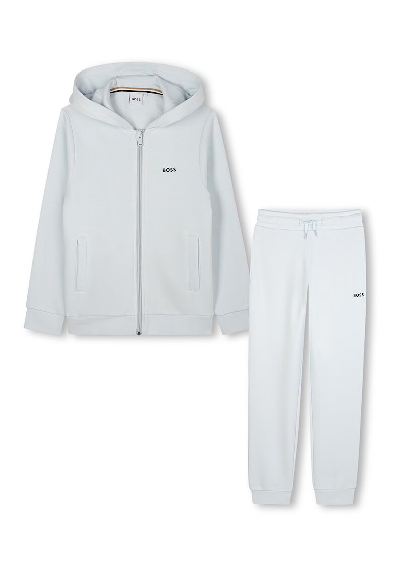 BOSS Kidswear Спортен екип с цип и лого