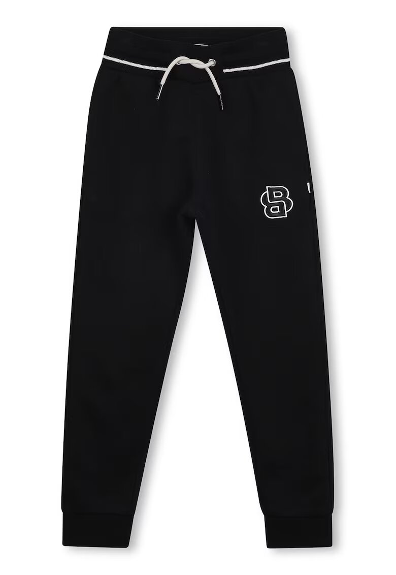 BOSS Kidswear Спортен панталон с висока талия и връзка
