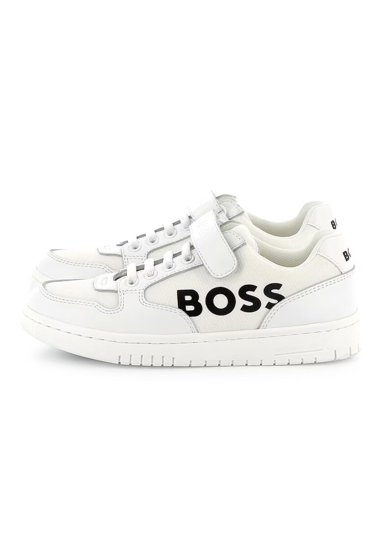 BOSS Kidswear Спортни обувки с кожа
