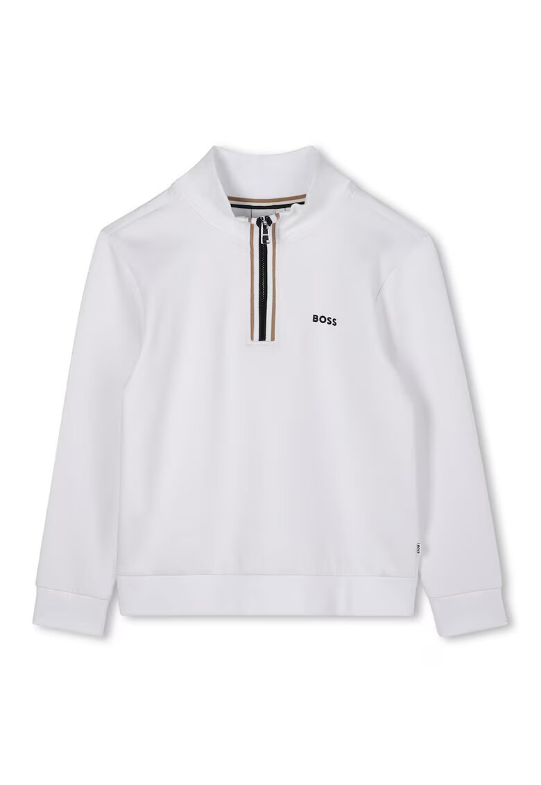 BOSS Kidswear Суитшърт с къс цип