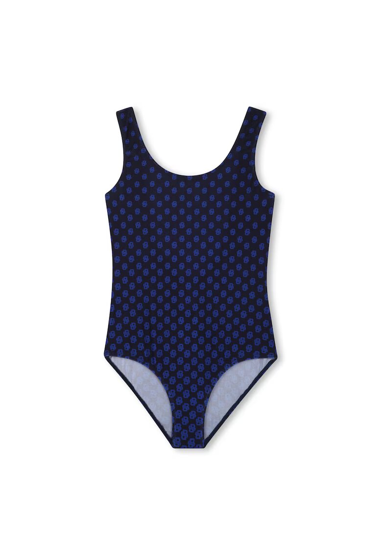 BOSS Kidswear Цял бански с овално деколте