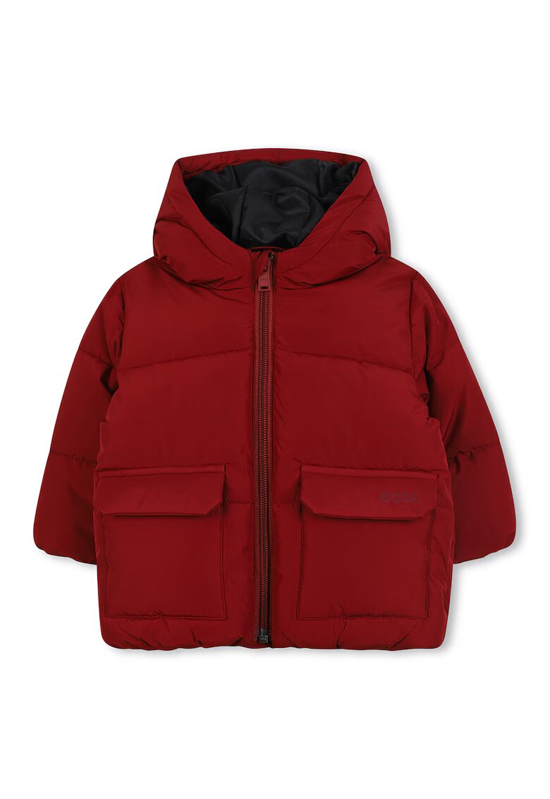 BOSS Kidswear Зимно яке с качулка