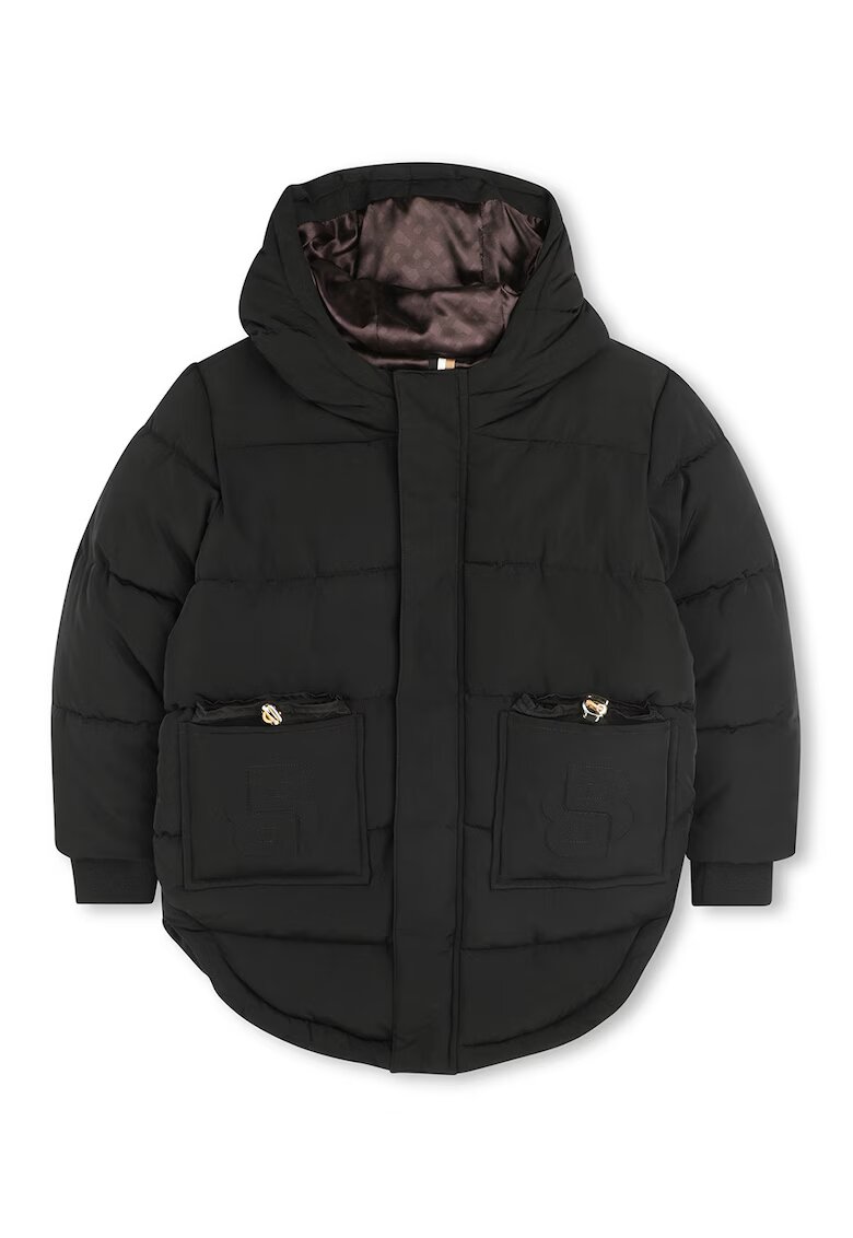 BOSS Kidswear Зимно яке с качулка