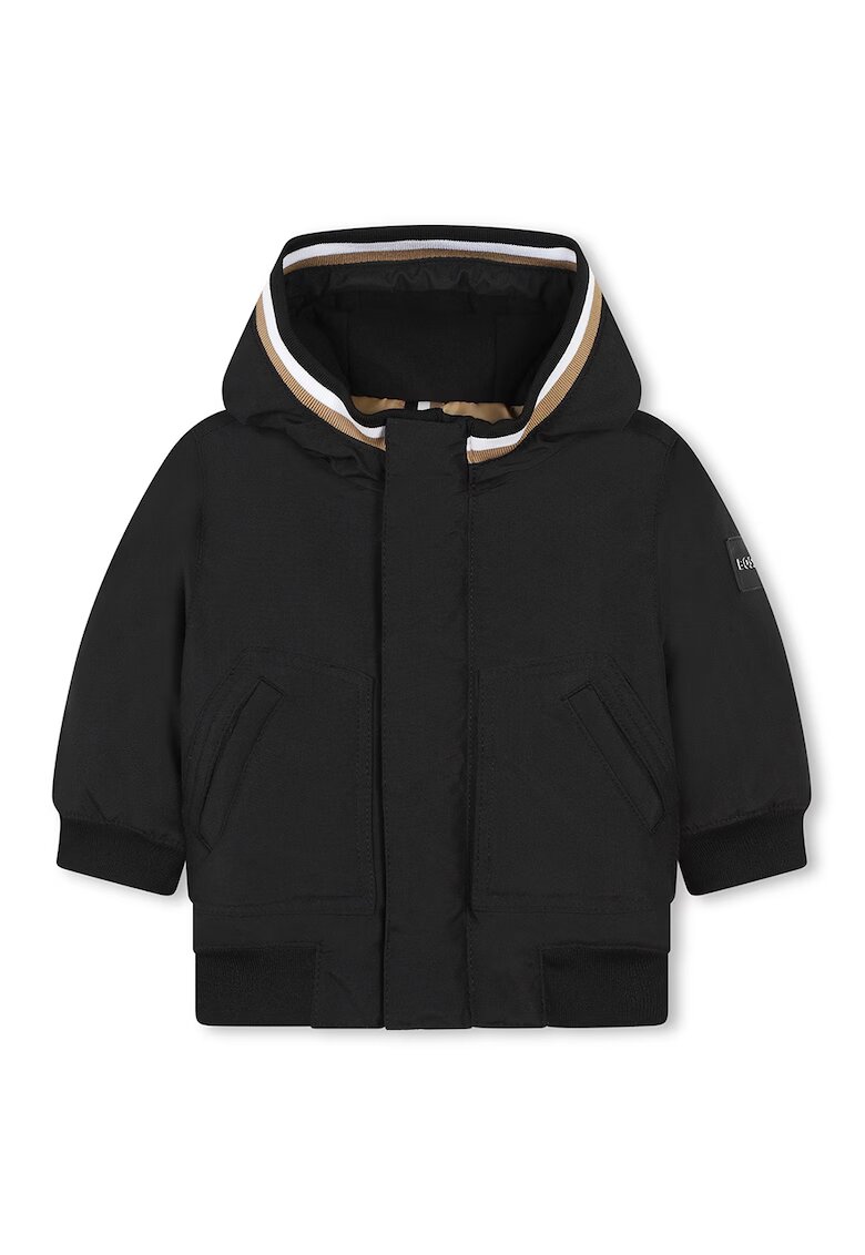BOSS Kidswear Зимно яке с качулка