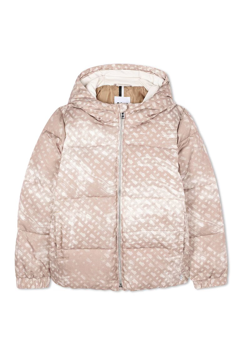 BOSS Kidswear Зимно яке с качулка и цип