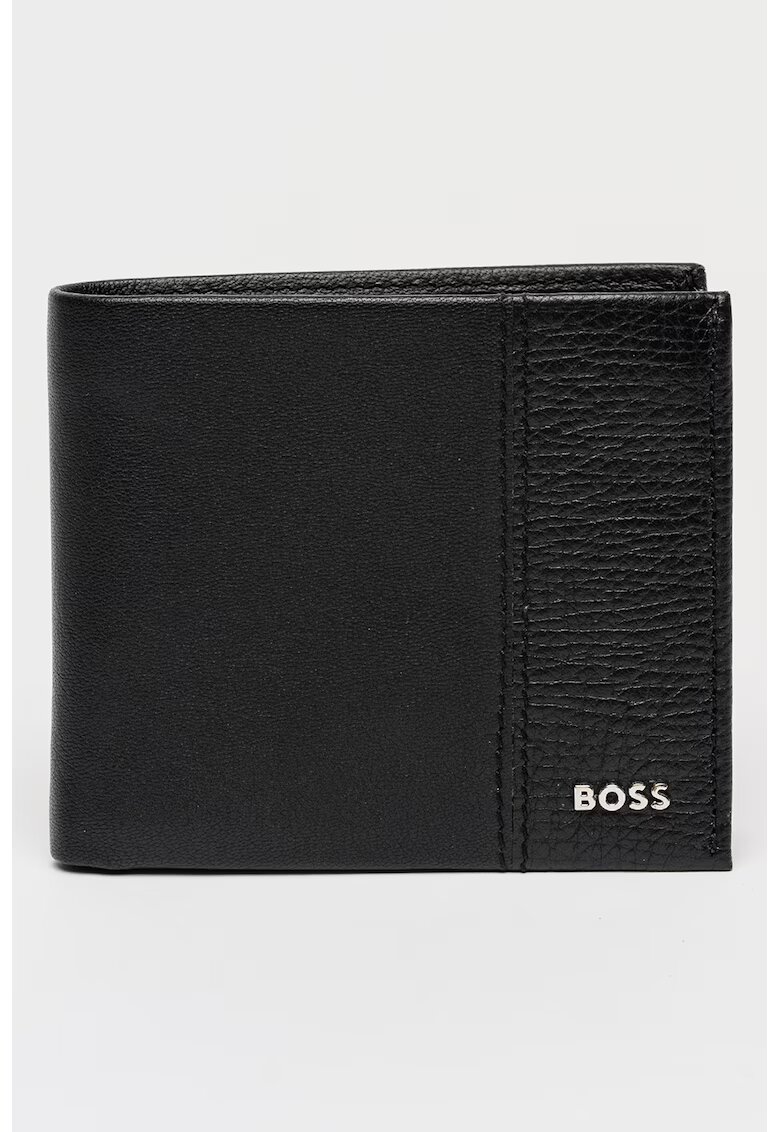 BOSS Кожен портфейл New Crosstown с двойно прегъване