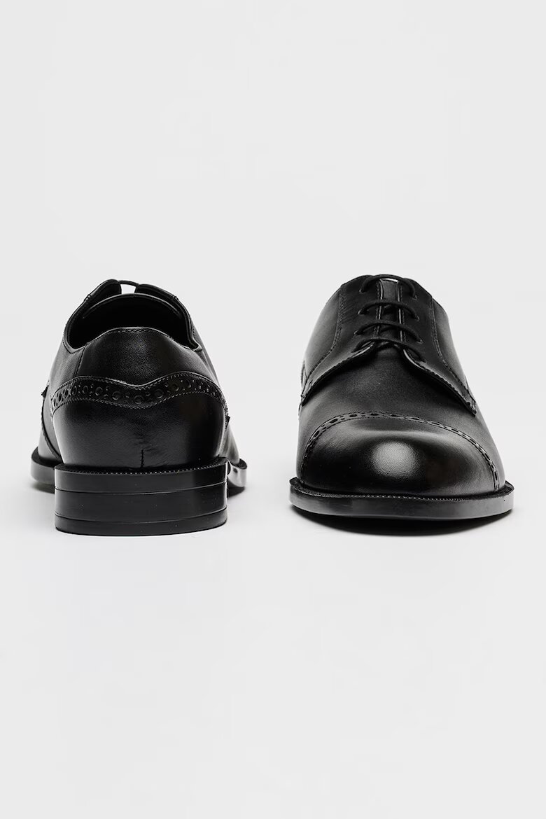 BOSS Кожени обувки Tayil Brogue Черен