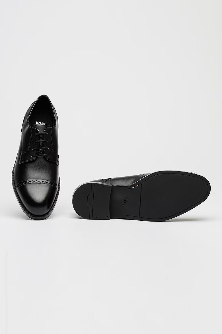 BOSS Кожени обувки Tayil Brogue Черен