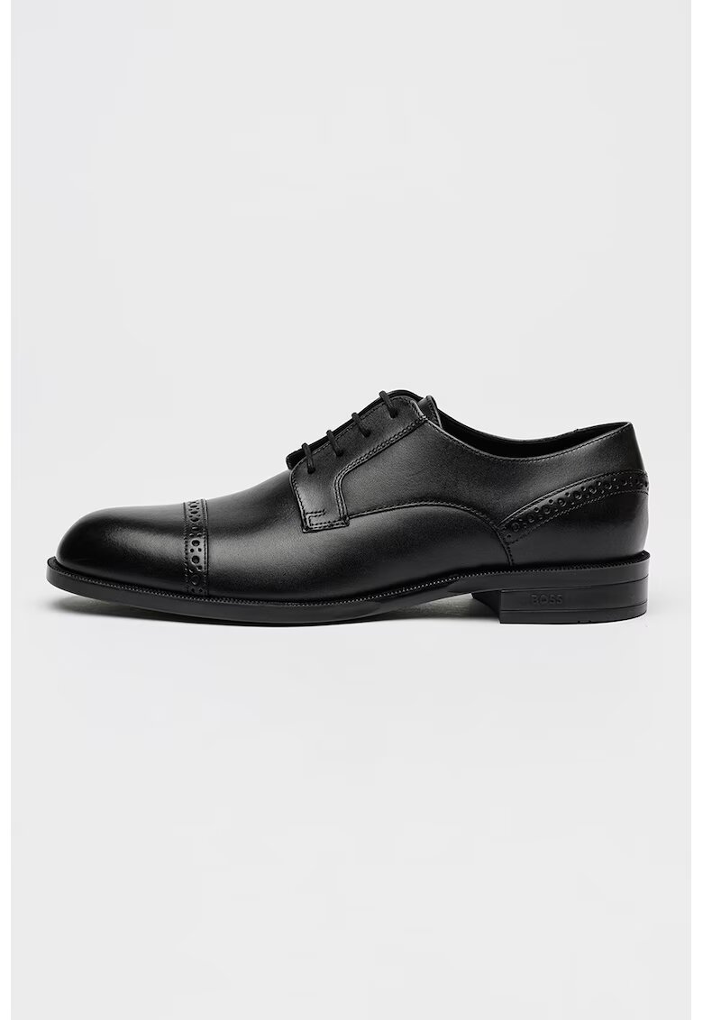 BOSS Кожени обувки Tayil Brogue - Черен