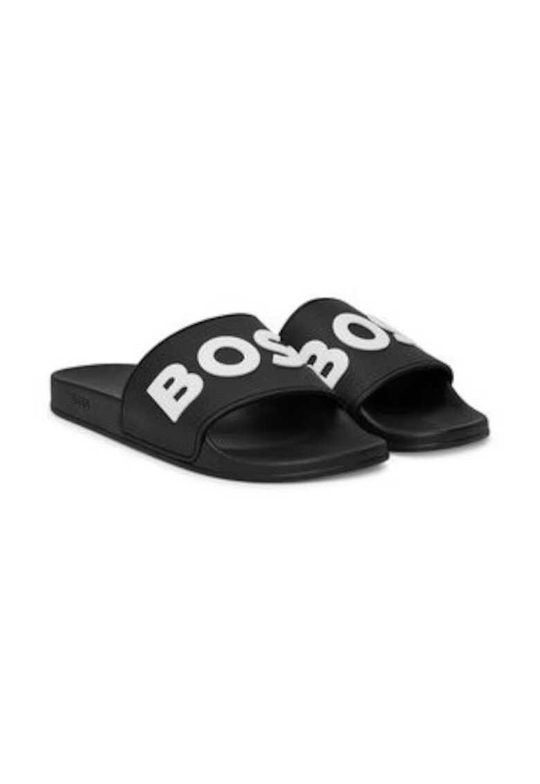 BOSS Мъжки чехли - пластмаса - черно/бяло
